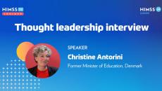 Christine Antorini former Denmark minister of education_HIMSS24 Europe